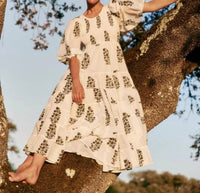 Sz Blockprints - Aneeza Stamp Alice Dress