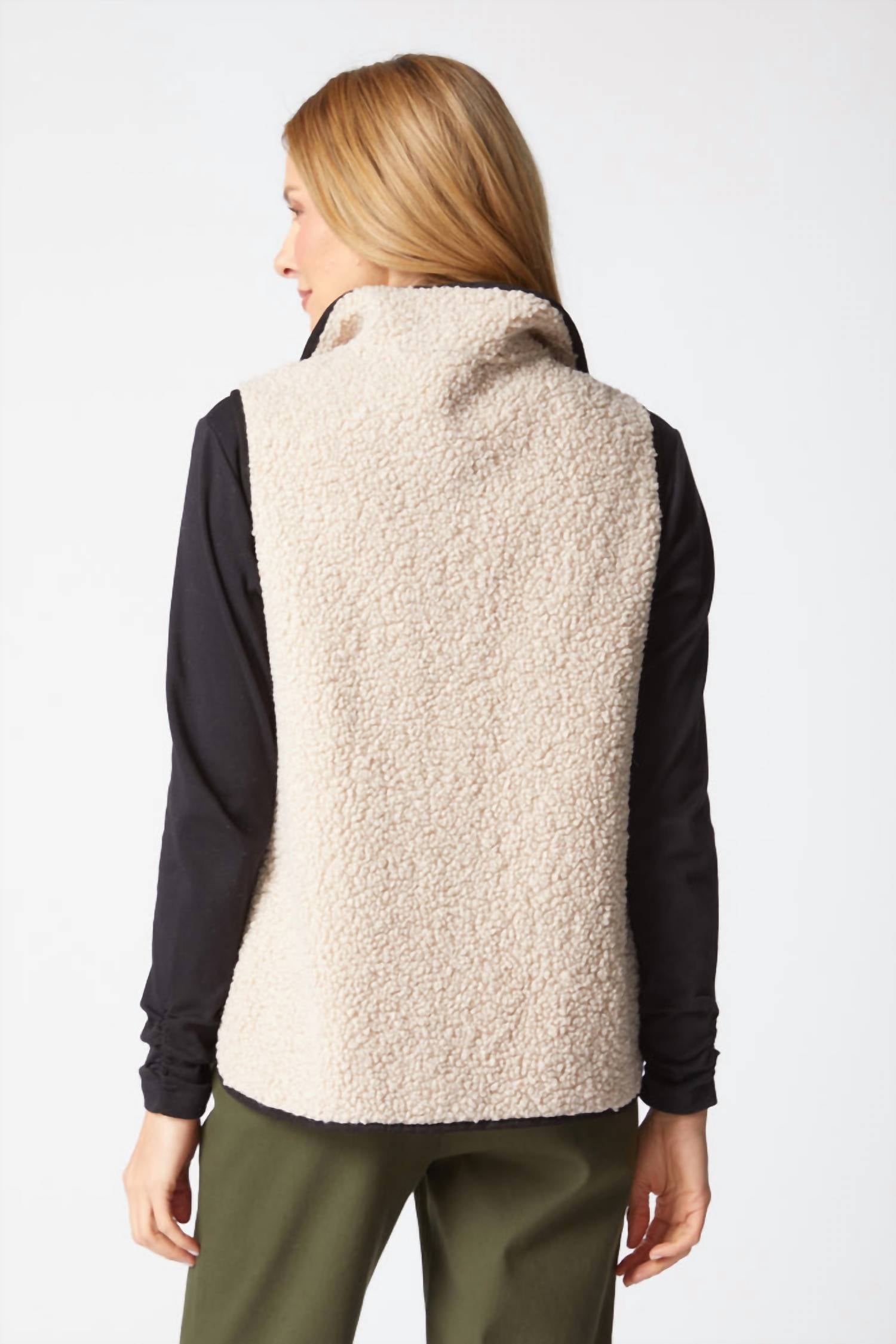 Habitat - Reversible Sherpa Faux Suede Vest