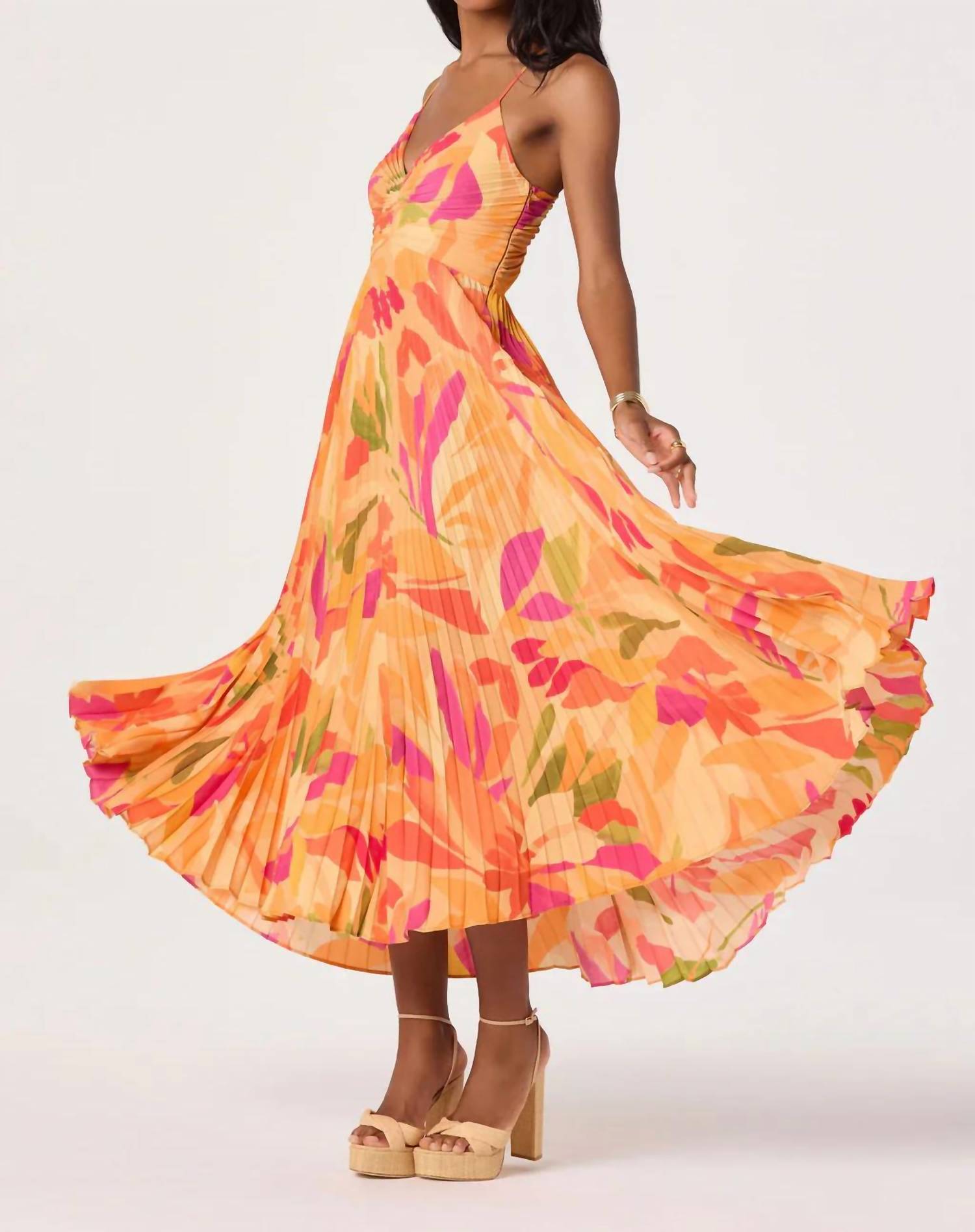 Astr - Campbell Midi Dress