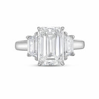 Diana M Jewels - Women's Emerald Lab-Grown Diamond Ring (8.00 Ct) - Elegant Plus