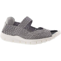 BERNIE MEV Women's Comfi Sandals in new smoke shimmer - women's sandal - detail view