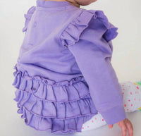 Rufflebutts - Twinkling Tree Bow Bubble Romper