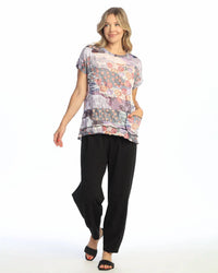 Jess & Jane - Crushed Pocket Top