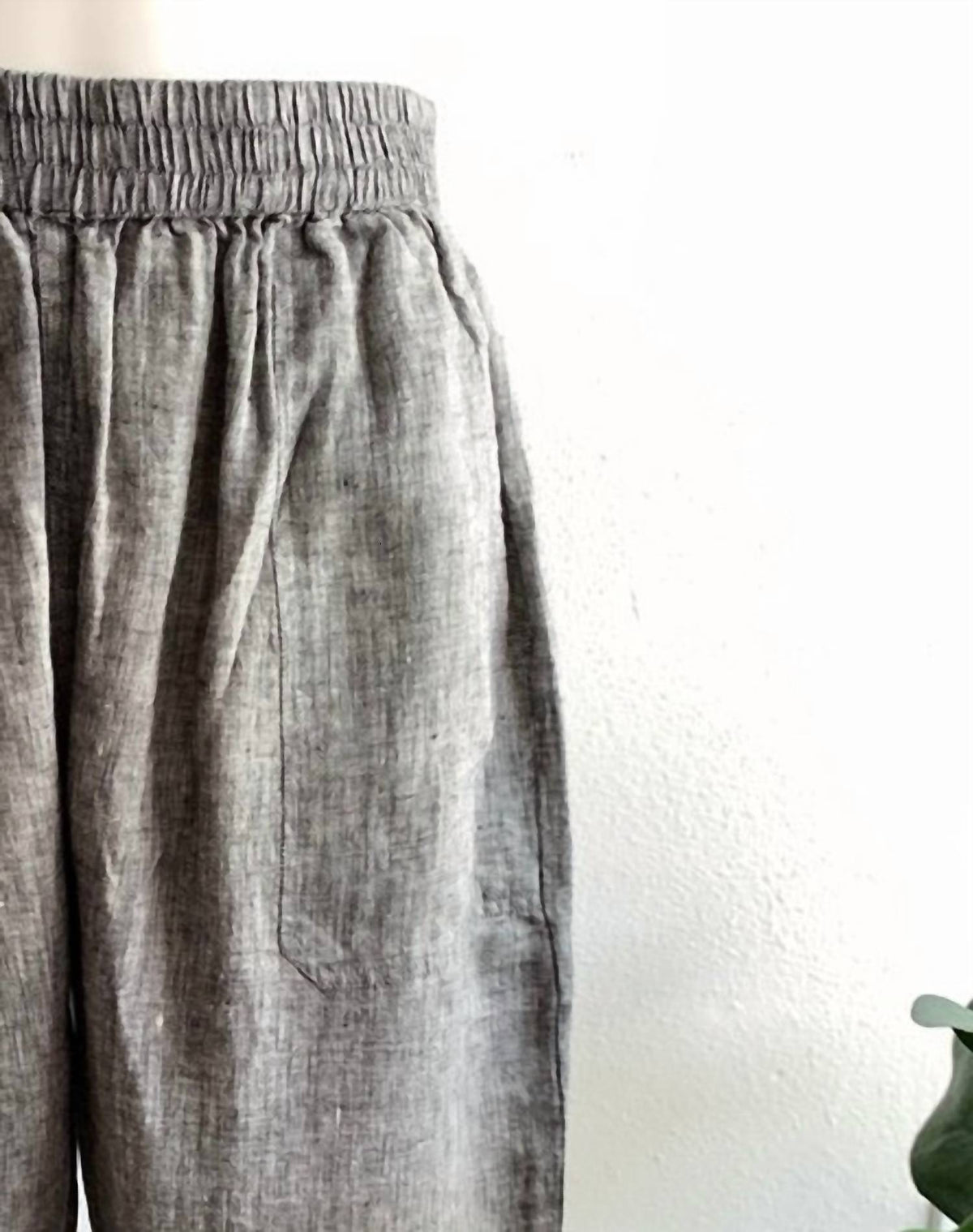 Fabulous By Pc Crafts - Women's Linen Pant - clothing - grey - linen