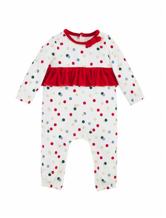 Mudpie - Girl's One Piece Xmas Romper