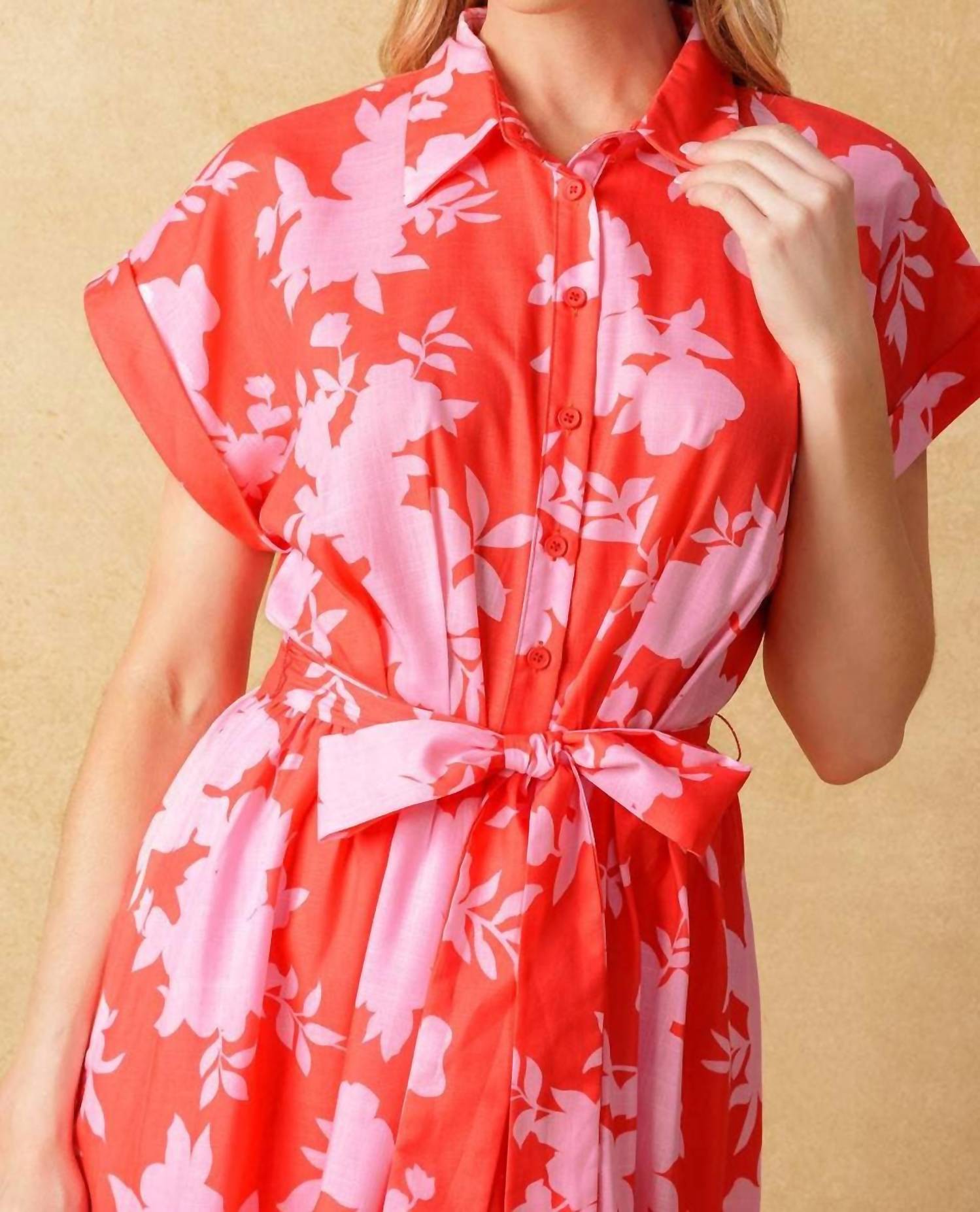 Flying Tomato - Floral Midi Dress