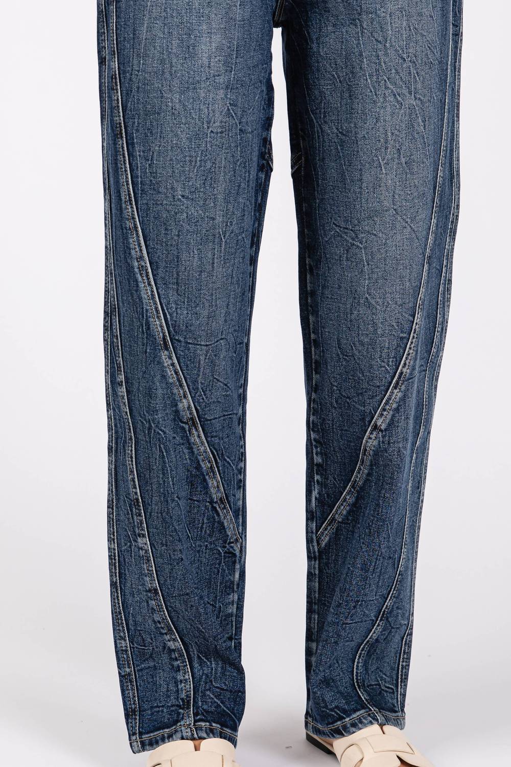 Petra153 - Grace High Rise Comfort Barrel Jeans