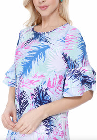 Aryeh - Cielo Ruffle Sleeve Dress