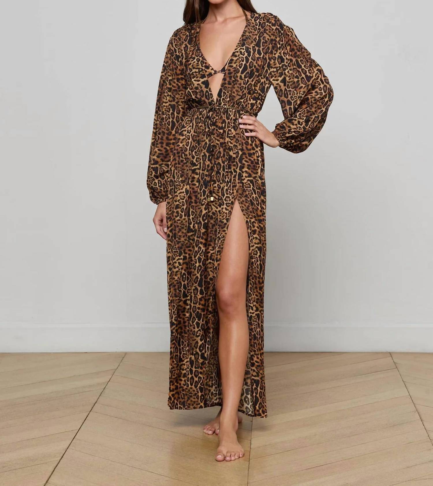 L'Agence - Sara Maxi Cover-Up Dress
