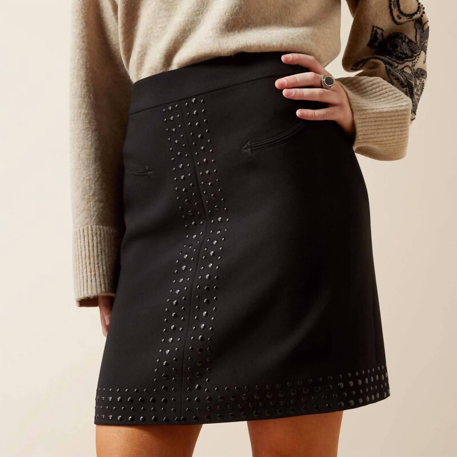 ARIAT After Party Mini Skirt in black - women's skirt - view 4