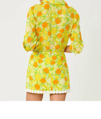 Lilly Pulitzer - Sea View Linen Button Down Top