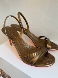 Santoni - Women's Serpent Almond-Toe Sandals