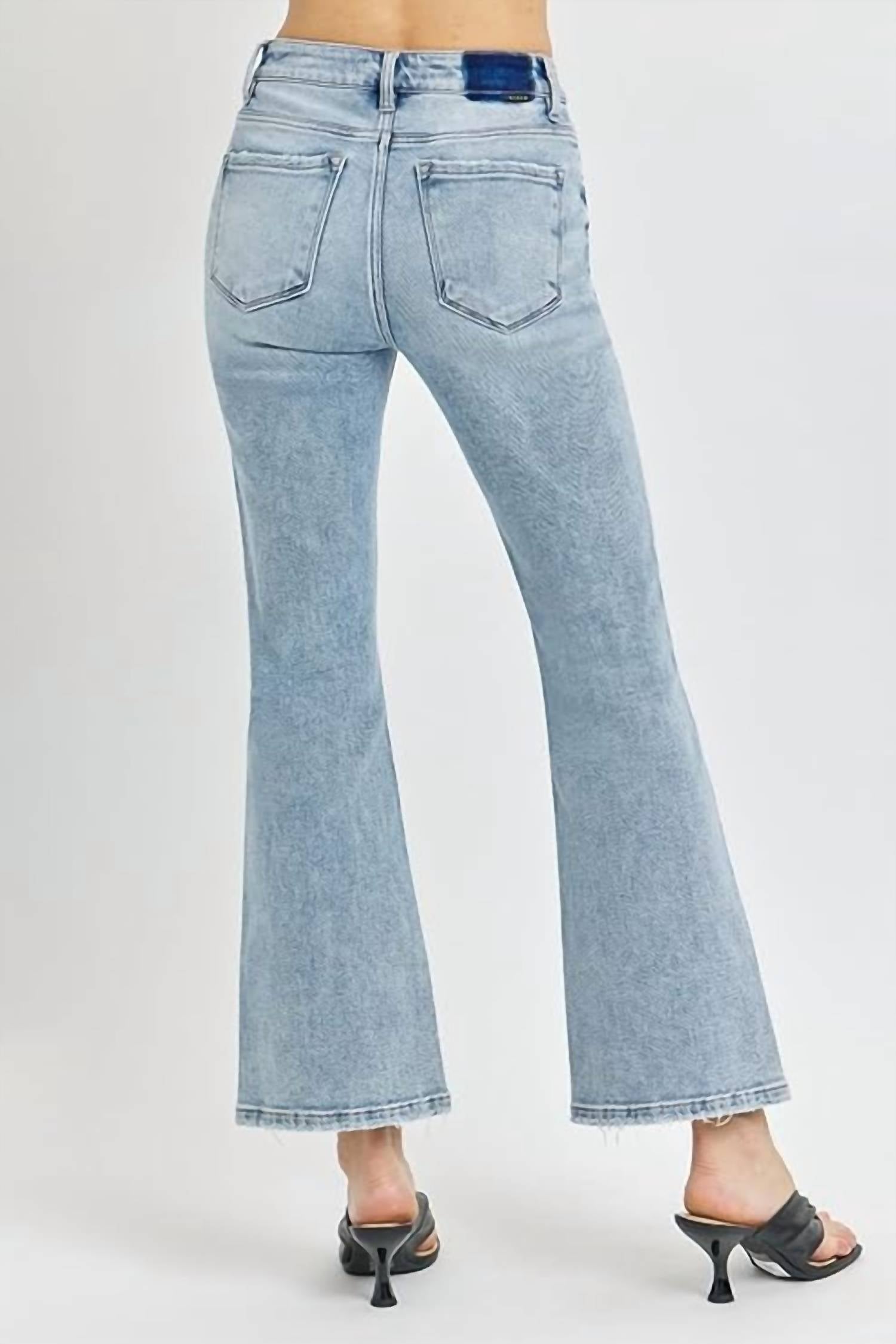 Risen - Kathleen High Rise Ankle Flare Jeans