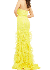 Jovani - Embellished Sweetheart Strapless Sheath Dress