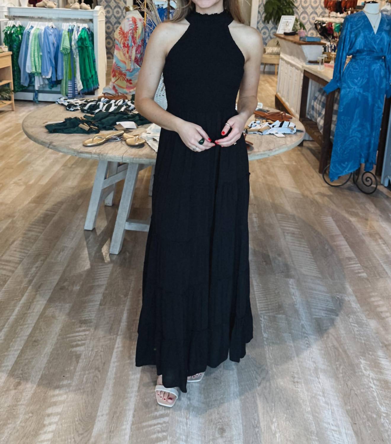 Phie Collective - Brushed Halter Maxi Dress