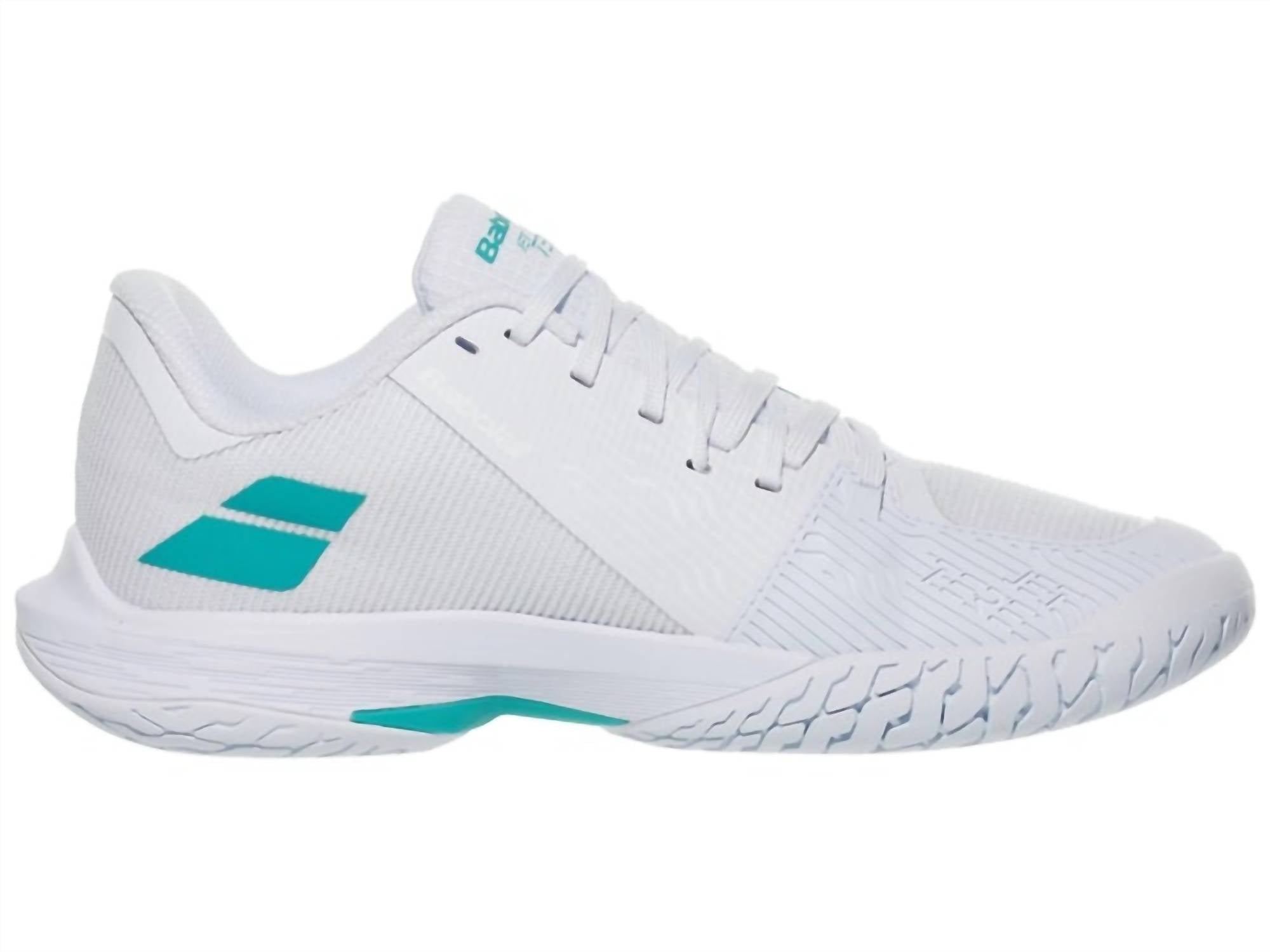 BabolaT Women's Jet Tere 2 Ac Shoe in white baltic - women's shoe