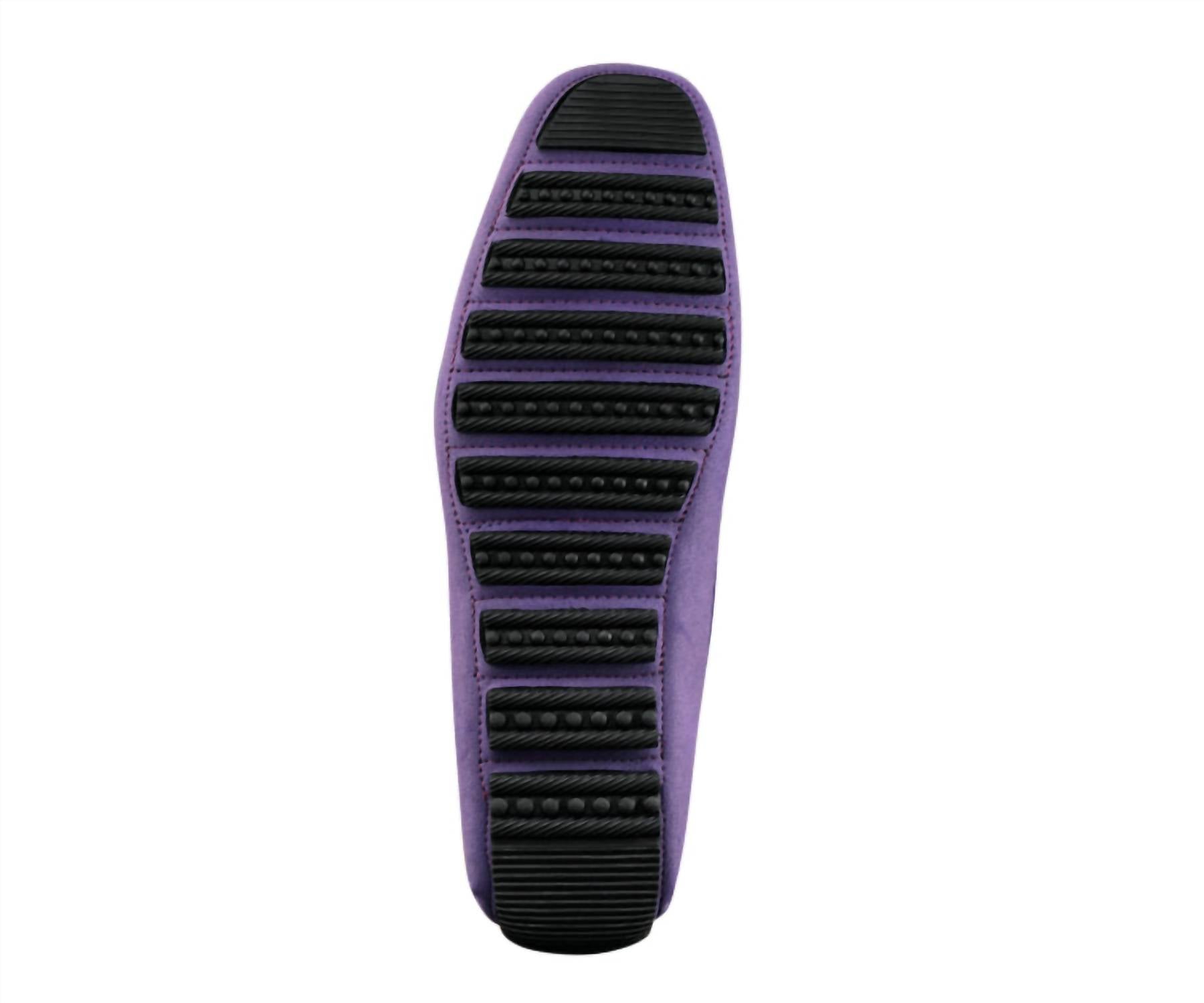 Amali Men's Ayden Loafer in purple - men's loafer - alternate view