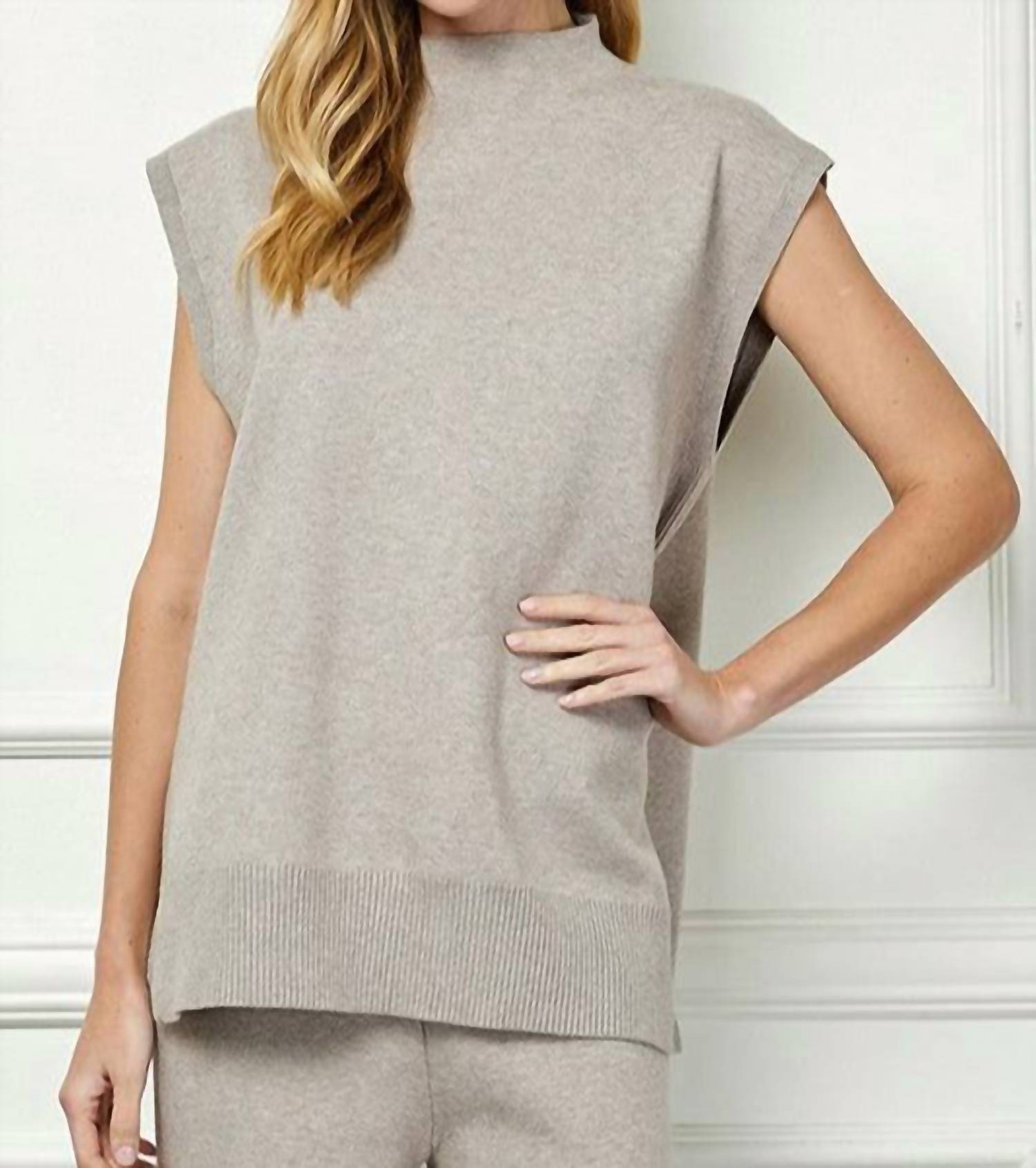 Amongst Others - Match Made Solid Sweater Top