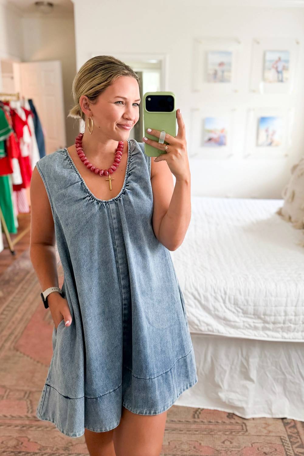 Karlie - Baby Mini Jean Dress