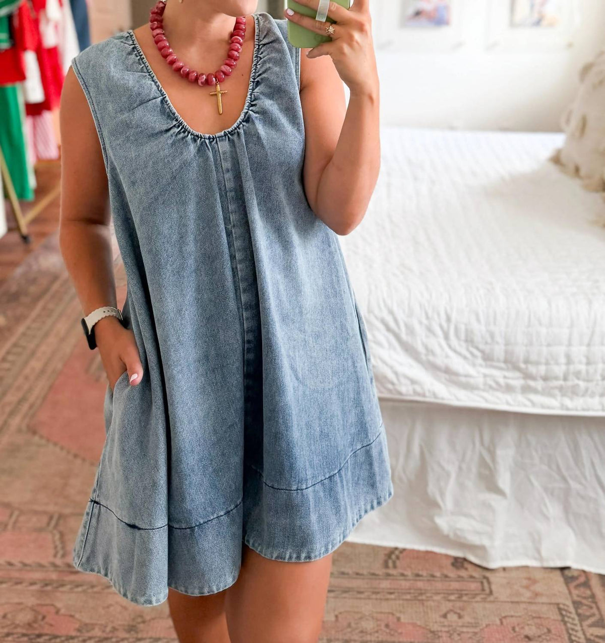 Karlie - Baby Mini Jean Dress