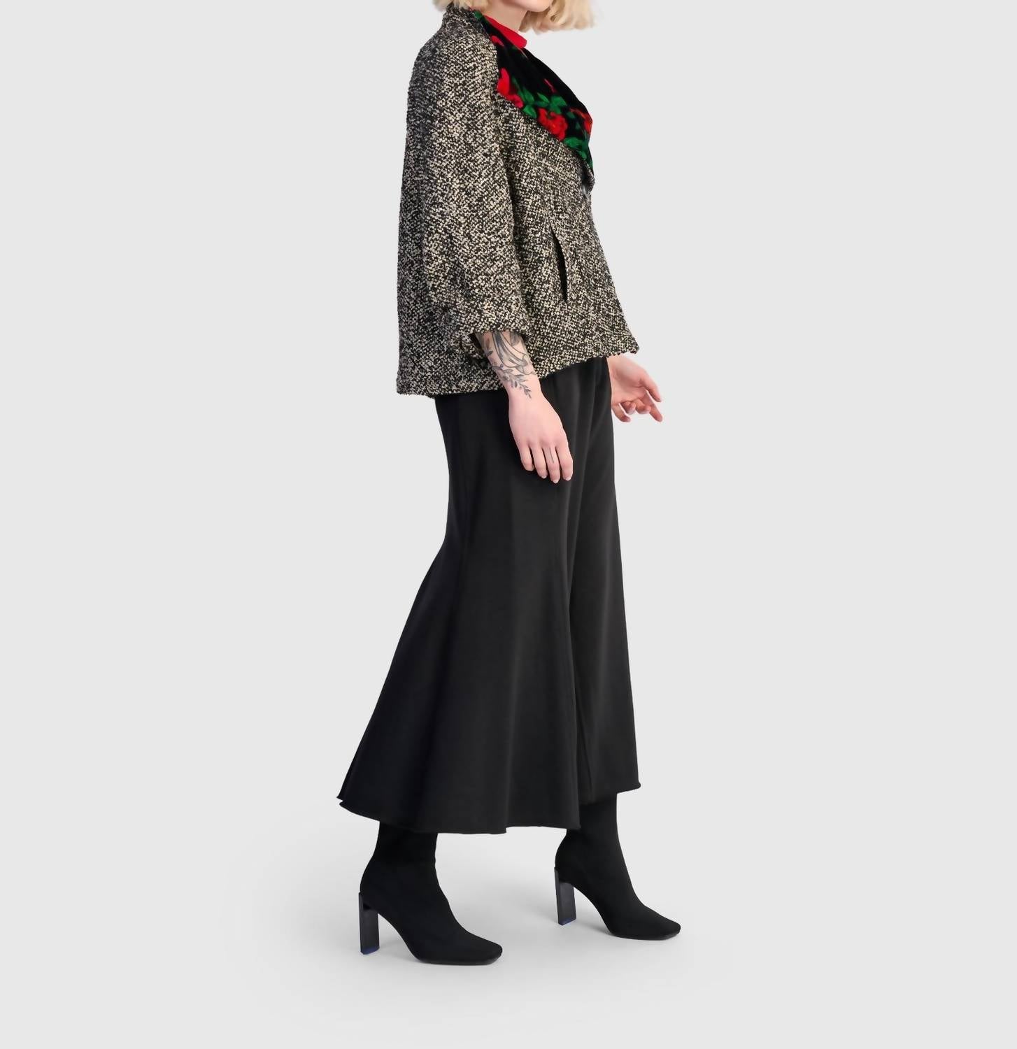 ALEMBIKA La Vie Boucle Jacket in roses - women's jacket - view 5