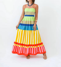 Karlie - Stripe Maxi Dress
