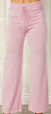 French Kyss - Drawstring Wide-Leg Pant