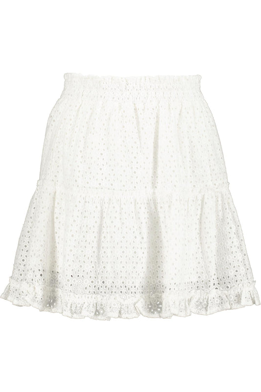 Bishop + Young - Eyelet Ruffle Mini Skirt