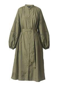 Emily Lovelock - Lyla Long Sleeve Midi Dress