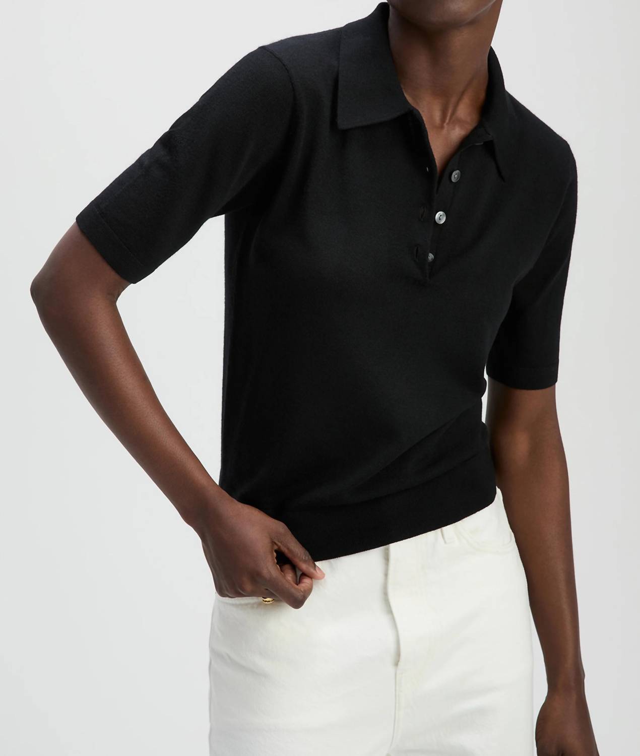 Sold Out Nyc - Refined Short Sleeve Polo Top
