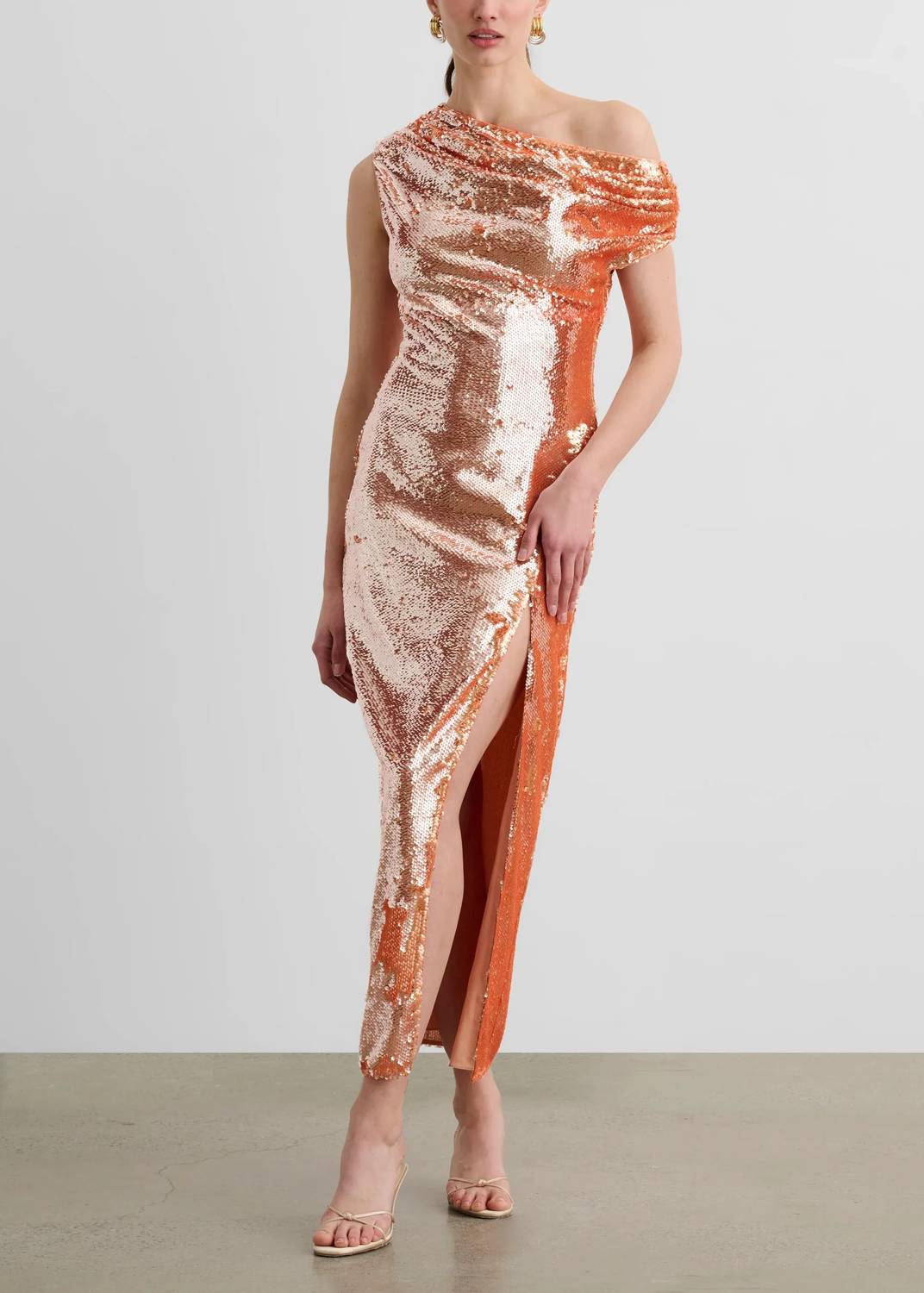 Toccin - Audrey Asymmetrical Draped Dress