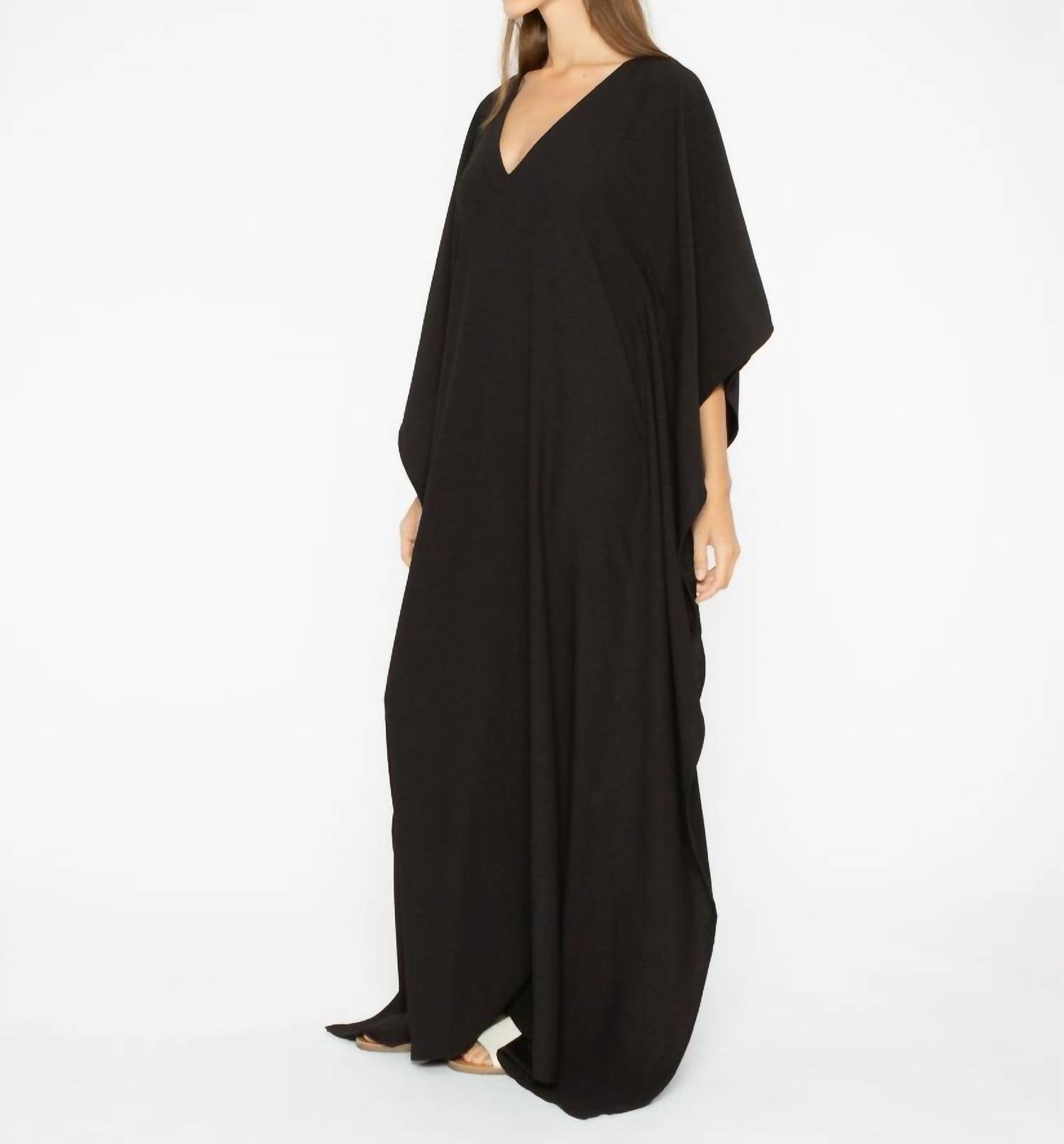 Ripley Rader - Satin Crepe Long Caftan