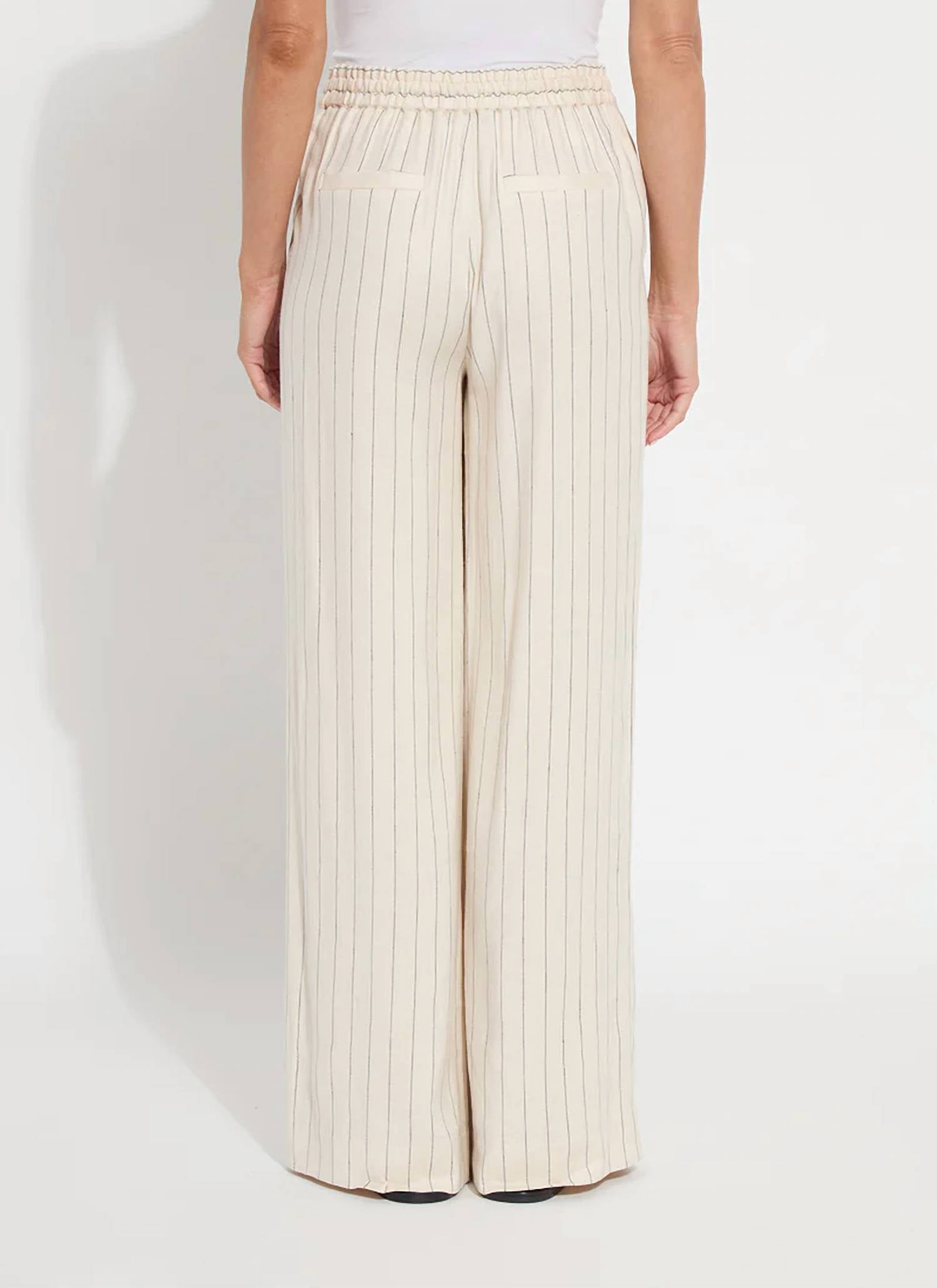 Lysse - Iria Pleated Drawstring Wide Leg Pant