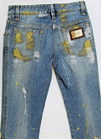 Dolce & Gabbana - Paint Splattered Jeans