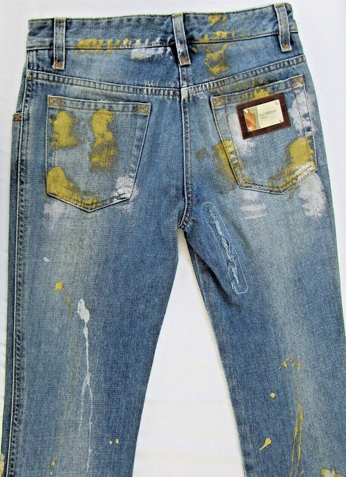 Dolce & Gabbana - Paint Splattered Jeans