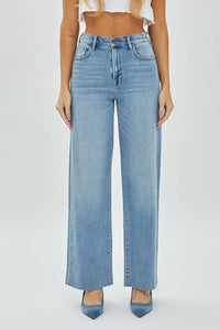 Hidden - Clean Stretch Dad Jean