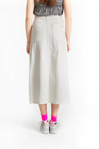 Indee - Girl's Pompei Long Denim Front Slip Skirt