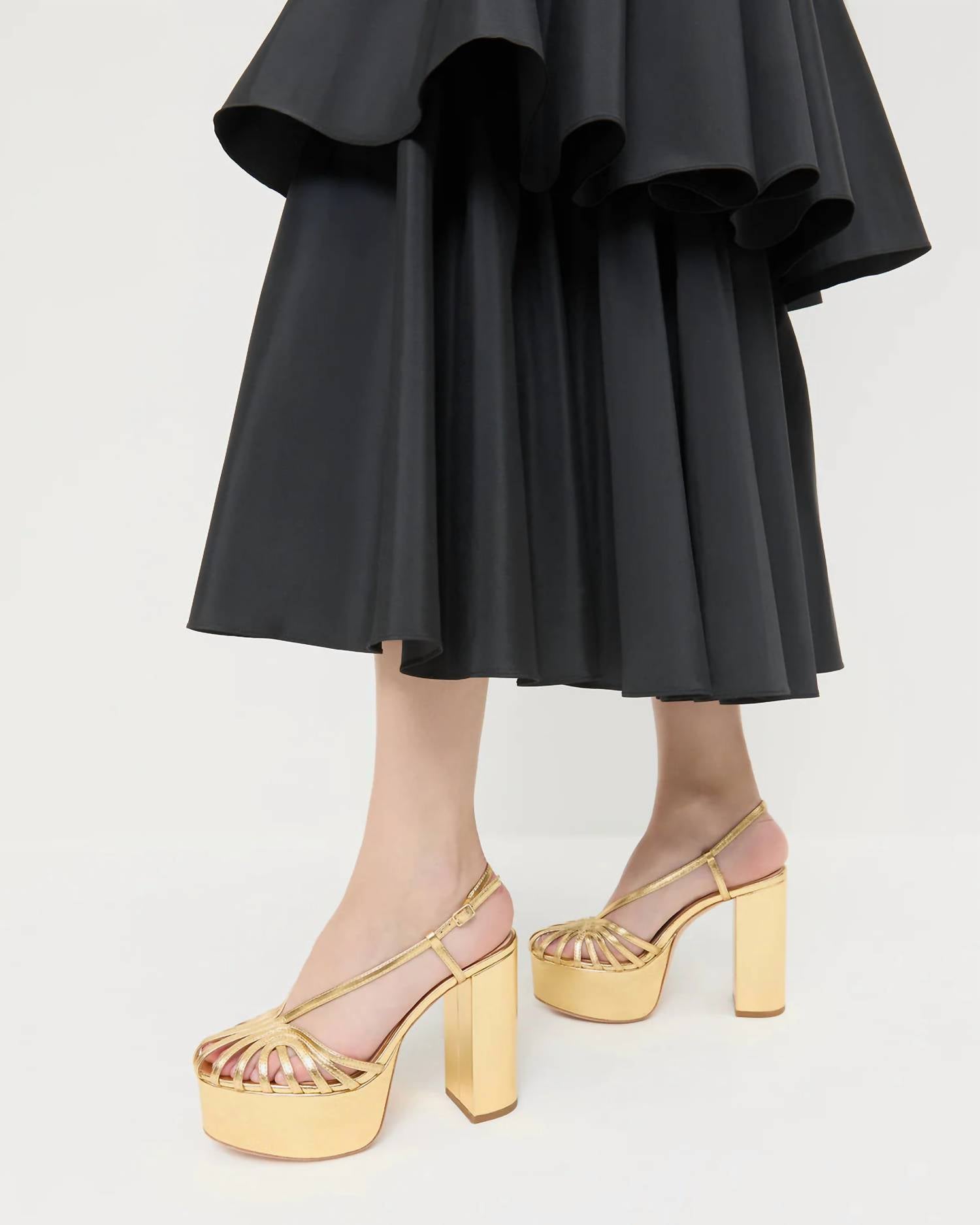 Loeffler Randall - Women's Isabella Leather Platform Sandals