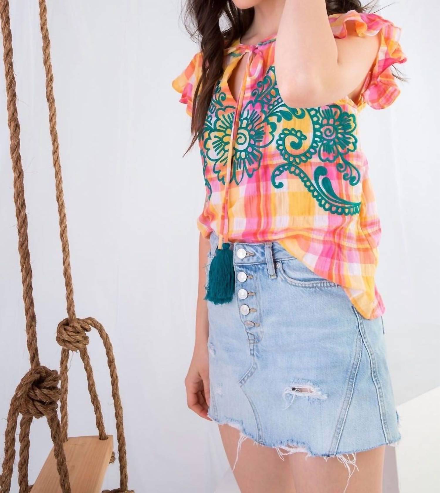 Thml - Sea Dreams Embroidered Top