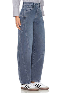 Free People - Sugar And Spice Barrel Jeans