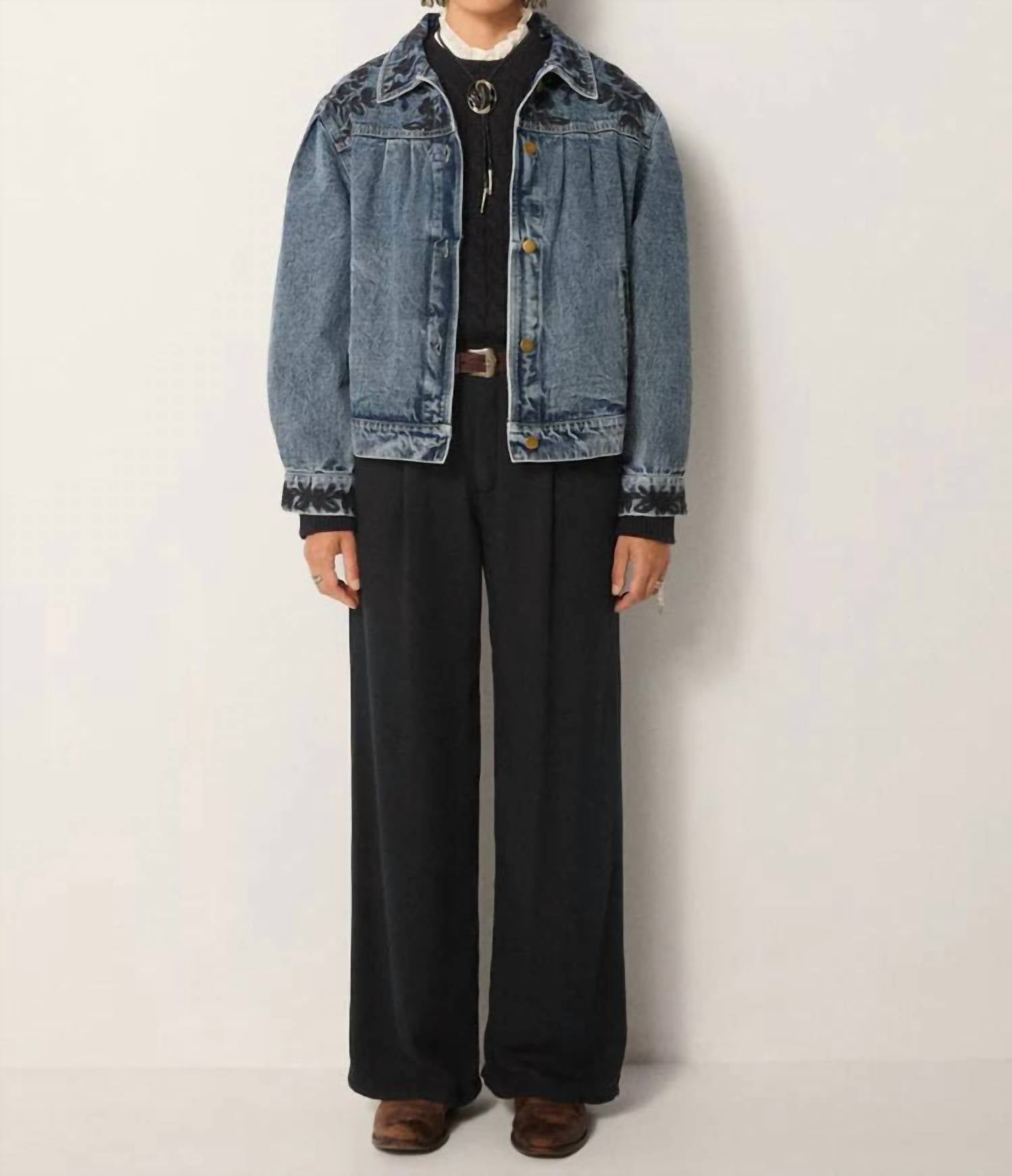 Maison Hotel - Wesley Embroidered Denim Jacket