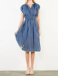 Thml - Emerson Stripe Midi Dress