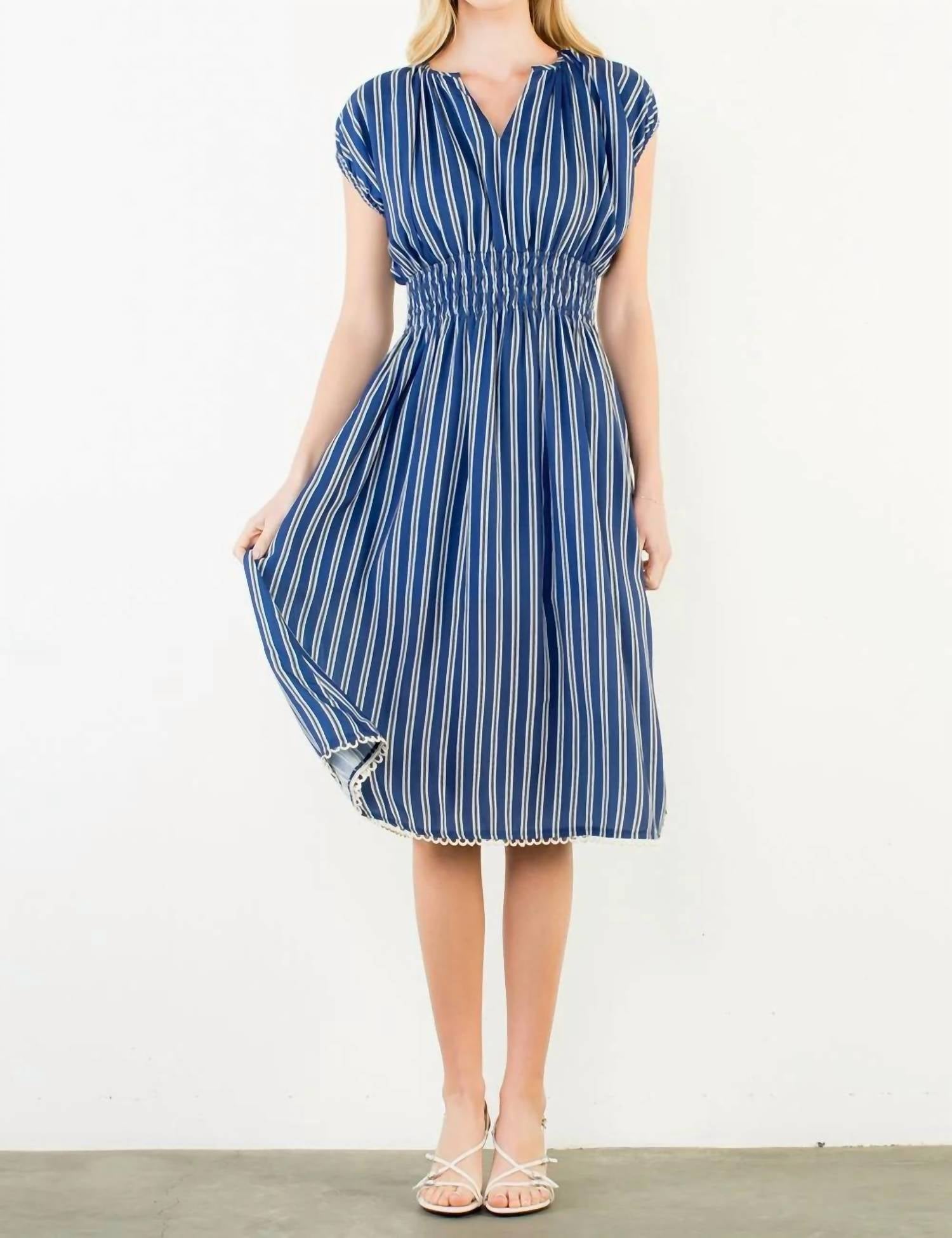 Thml - Emerson Stripe Midi Dress