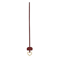Saint Laurent - Women's Opyum Patent Leather Heart Keyring Necklace