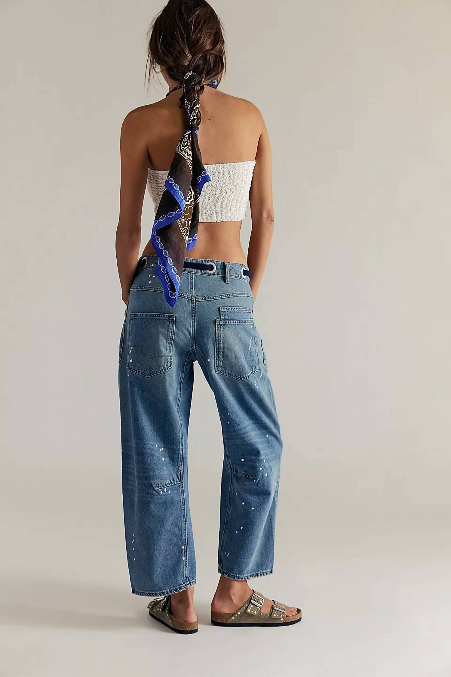 Free People - Moxie Low Slung Pull On Jean
