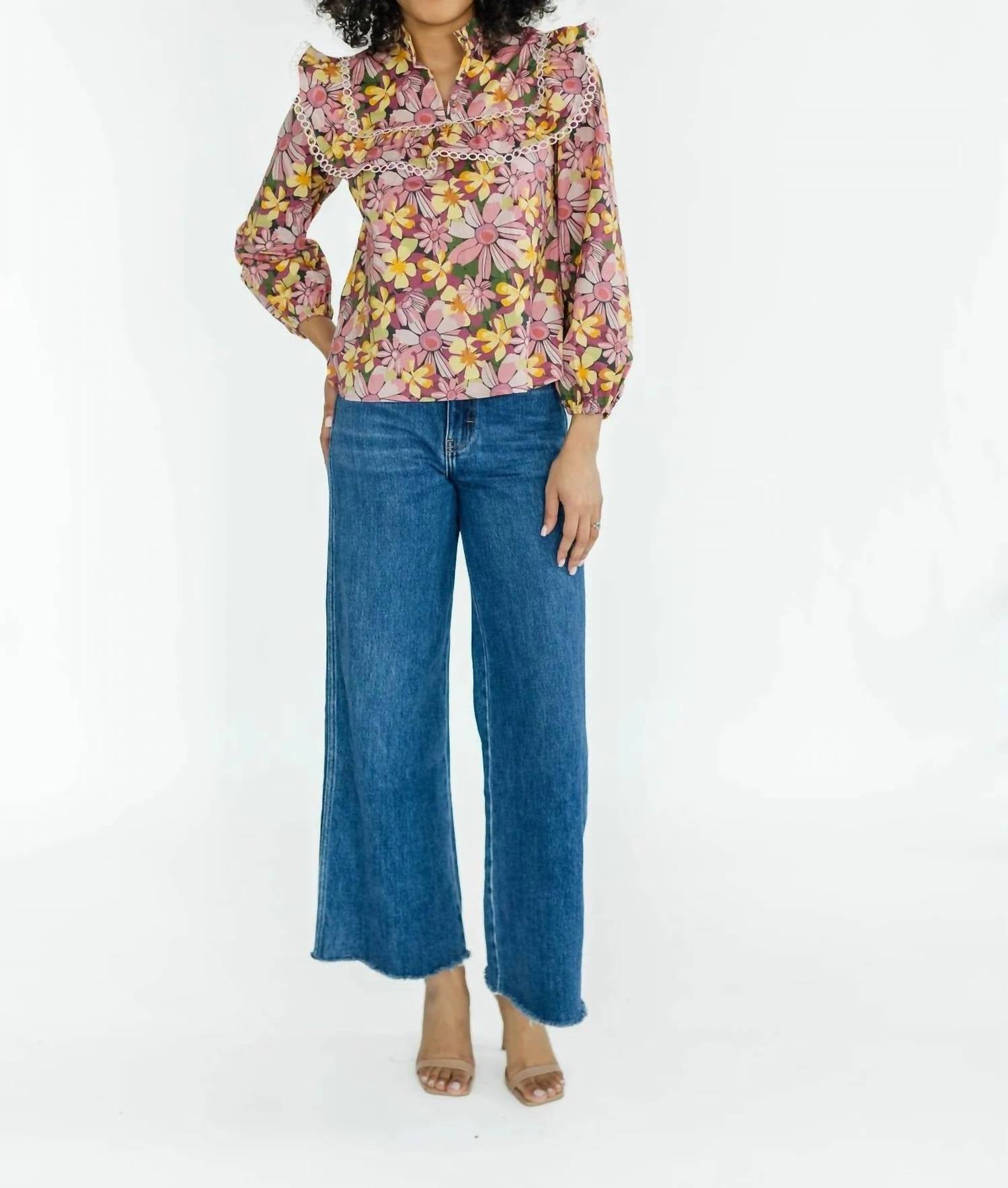 Marie By Victoria Dunn - Elle Teaberry Blouse