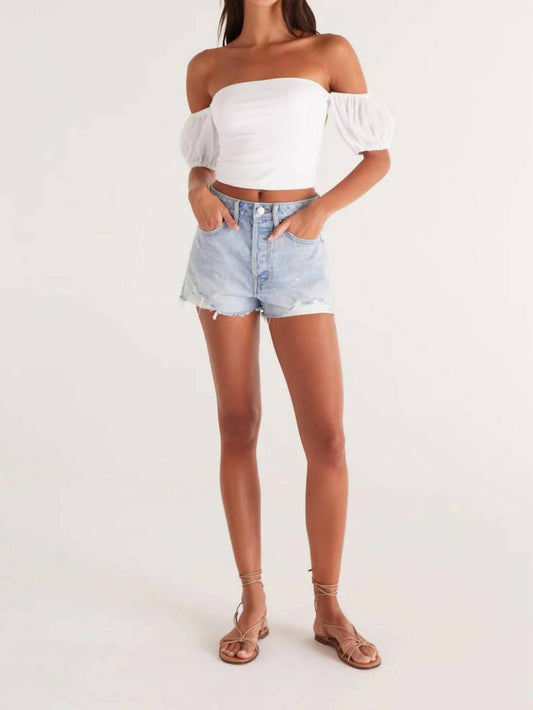 Z Supply - Classic High Rise Denim Shorts