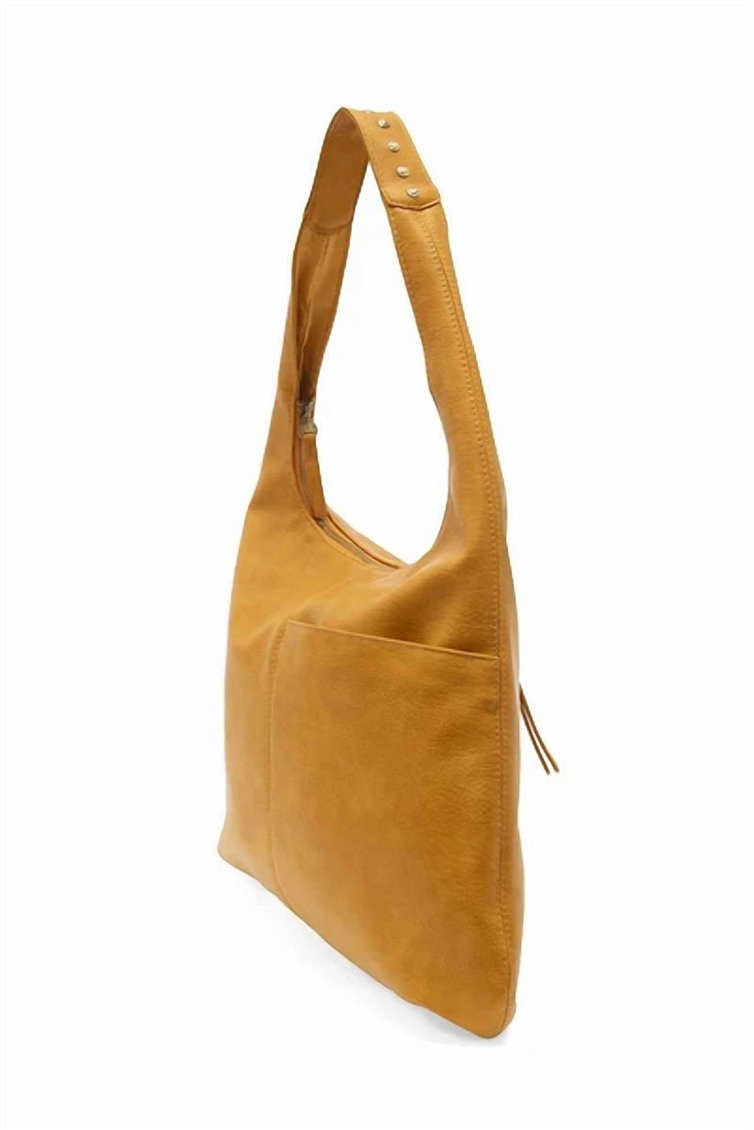 Joy Susan - Women's Harley Faux Leather Studded Hobo Bag