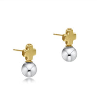 Enewton - Signature Cross Mixed Metal Stud