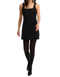 ALLISON NEW YORK BEADED EMERY DRESS in black - women's dress - view 4